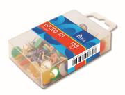 Opakowanie Pinezki Tetis kolor mix 100 sztuk