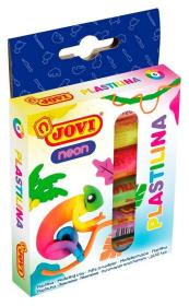 Plastelina 6 kolorów 15g neonowa JOVI. Wydawca: JOVI. Dadada.pl Opakowanie Plastelina 6 kolorów 15g neonowa JOVI
