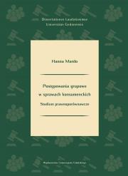 Okładka książki Postępowania grupowe w sprawach konsumenckich