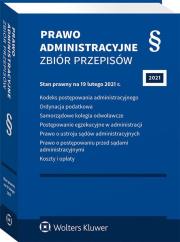 Okładka książki Prawo administracyjne Zbiór przepisów w.37/21