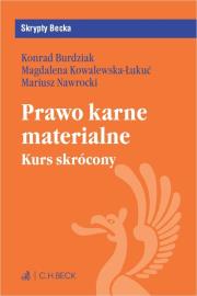 Okładka książki Prawo karne materialne Kurs skrócony