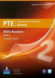 PTE General Skills Booster 2 SB + CD. Autor: Terry Cook, Steve Thompson. Dadada.pl Okładka książki PTE General Skills Booster 2 SB + CD
