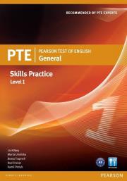 PTE General Skills Practice 1 SB PEARSON. Autor: Kilbey Liz, Beata Trapnell. Dadada.pl Okładka książki PTE General Skills Practice 1 SB PEARSON