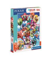 Opakowanie Puzzle 104 super color Pixar Party 25717