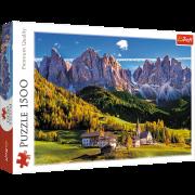 Opakowanie Puzzle 1500 Dolina Val di Funes, Włochy TREFL