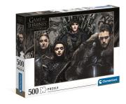 Puzzle 500 Gra o tron 35091. Wydawca: Clementoni. Dadada.pl Opakowanie Puzzle 500 Gra o tron 35091