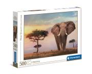 Puzzle 500 HQ African Sunset. Wydawca: Clementoni. Dadada.pl Opakowanie Puzzle 500 HQ African Sunset