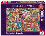 Opakowanie Puzzle PQ 1000 Shelley Davies Gry planszowe retro