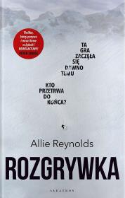 Rozgrywka. Autor: Reynolds Allie. Dadada.pl Okładka książki Rozgrywka