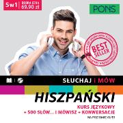 Słuchaj i mów hiszpański pakiet A1/B1. Autor: Opracowanie zbiorowe. Dadada.pl Okładka książki Słuchaj i mów hiszpański pakiet A1/B1