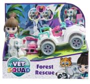 Opakowanie Super Vet Squad. Laleczka Ava z quadem
