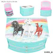 Opakowanie Szkatułka z szufladkami Miss Melody Konie 11431A