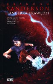 Tancerka krawędzi. Autor: Brandon Sanderson. Dadada.pl Okładka książki Tancerka krawędzi