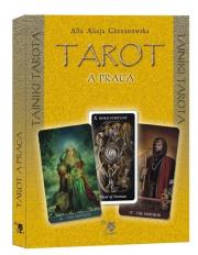 Tarot a praca. Autor: Alla Alicja Chrzanowska. Dadada.pl Okładka książki Tarot a praca