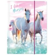 Opakowanie Teczka z gumką A4 Konie 22 DERFORM