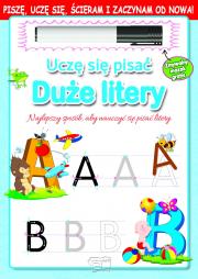 Okładka książki Uczę się pisać. Duże litery