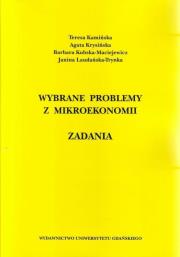 Okładka książki Wybrane problemy z mikroekonomii. Zadania