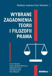 Okładka książki Wybrane zagadnienia teorii i filozofii prawa