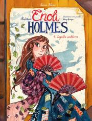 Okładka książki Zagadka wachlarza. Śledztwa Enoli Holmes. Tom 4