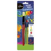 Opakowanie Zestaw 3 pędzli Kidea