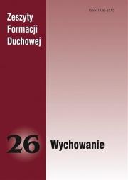 Okładka książki Zeszyty Formacji Duchowej nr 26 Wychowanie