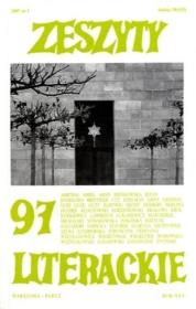 Okładka książki Zeszyty literackie 97 1/2007