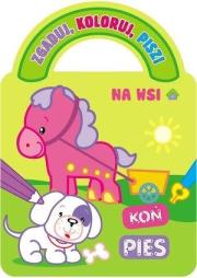 Okładka książki Zgaduj, koloruj, pisz! Na wsi