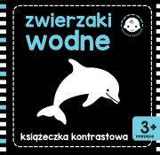 Zwierzaki wodne. Książeczka kontrastowa. Autor: Opracowanie zbiorowe. Dadada.pl Okładka książki Zwierzaki wodne. Książeczka kontrastowa