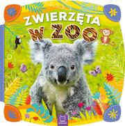 Zwierzęta w zoo. Autor: Bogusław Michalec     Marcin Szyma     Grzegorz Petryszak. Dadada.pl Okładka książki Zwierzęta w zoo