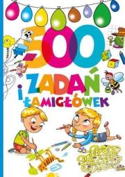 Okładka książki 500 zadań i łamigłówek