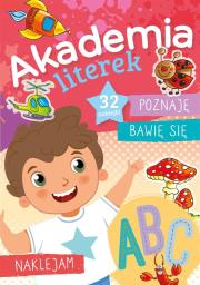 Akademia literek. Autor: Porębska Małgorzata. Dadada.pl Okładka książki Akademia literek