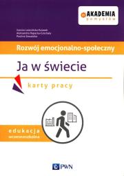 Akademia pomysłów Rozwój emocjonalno-społeczny Ja w świecie Karty pracy. Autor: Joanna Latosińska-Kulasek, Rapacka-Grochala Aleksandra, Zawadzka-Filipczyk Paulina. Dadada.pl Okładka książki Akademia pomysłów Rozwój emocjonalno-społeczny Ja w świecie Karty pracy