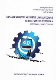 Badania naukowe w świetle uwarunkowań.... Autor: Joanna Nowakowska-Grunt, Judyta Kabus. Dadada.pl Okładka książki Badania naukowe w świetle uwarunkowań...