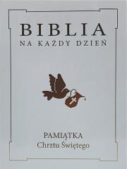 Okładka książki Biblia na każdy dzień. Chrzest złoto TW