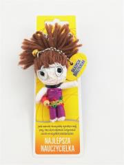 Brelok Kłębek Szczęścia - Najlepsza Nauczycielka. Wydawca: Jawi. Dadada.pl Opakowanie Brelok Kłębek Szczęścia - Najlepsza Nauczycielka