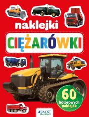 Ciężarówki. Naklejki. Autor: Opracowanie zbiorowe. Dadada.pl Okładka książki Ciężarówki. Naklejki