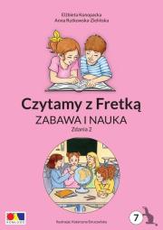 Okładka książki Czytamy z Fretką cz.7 Zabawa i nauka. Zdania 2