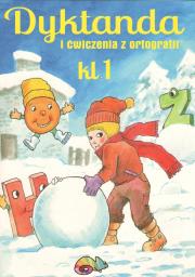 Okładka książki Dyktanda i ćwiczenia z ortografii SP kl.1