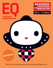 Okładka książki EQ-Inteligencja emocjonalna dla 3-4 latków nowe zabawy z poradami psychologa Książka z naklejkami Akademia Inteligentnego Malucha 2 wydanie