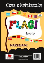 Flagi świata. Czas z książeczką. Naklejam. Autor: Wileńska Agnieszka. Dadada.pl Okładka książki Flagi świata. Czas z książeczką. Naklejam