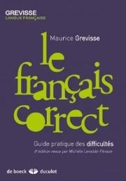 Okładka książki Francais correct Guide pratique des difficultes