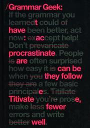 Okładka książki Grammar Geek