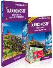 Okładka książki Karkonosze, Góry Izerskie, okolice Jeleniej Góry light: przewodnik + mapa