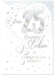 Opakowanie Karnet B6 DK-808 25. Rocznica ślubu