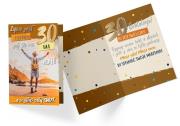 Opakowanie Karnet B6 PP-2189 Urodziny 30 power