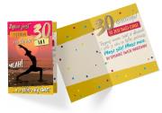 Opakowanie Karnet B6 PP-2190 Urodziny 30 power