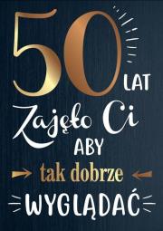 Opakowanie Karnet B6 PR-107 Urodziny 50