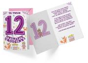 Opakowanie Karnet B6 PR-313 Urodziny 12