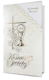 Karnet Komunia HM-Premium-202. Wydawca: PAN DRAGON. Dadada.pl Opakowanie Karnet Komunia HM-Premium-202