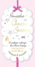 Opakowanie Karnet PM-069 Chrzest (różowy)